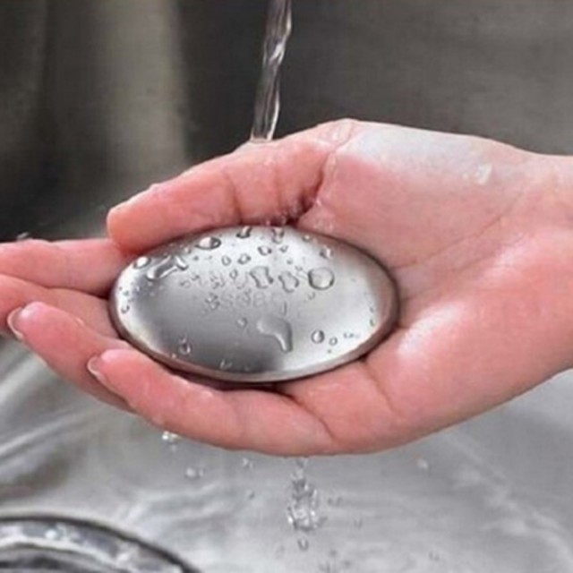 Поглощающее запахи «мыло» из нержавеющей стали